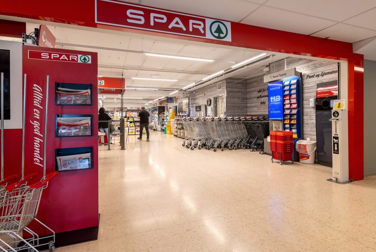 Spar – hovedleietaker (38 % av leie)